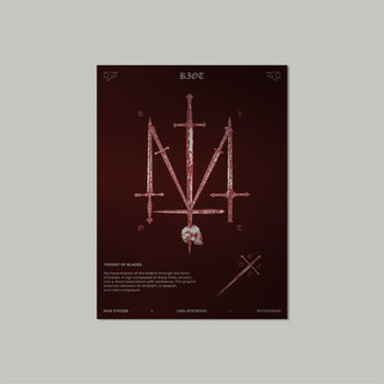 Trident Of Blades Sticker RD-TRDBLDS